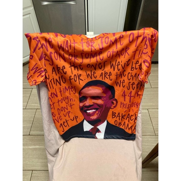 Vintage President Barack Obama Shirt Mens Large "We are the Change" Short Sleeve - Picture 1 of 3